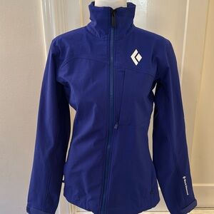 Black Diamond Soft Shell Jacket - Women's Small - Blue/Purple - Stretchy